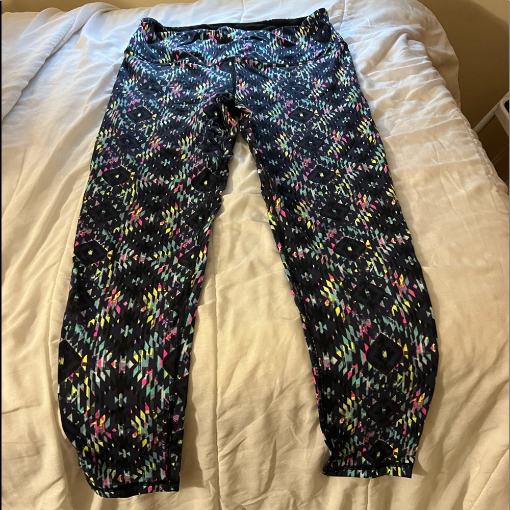 Victoria’s Secret Sport Leggings XS Midrise Full Length. Multi Neon Colors